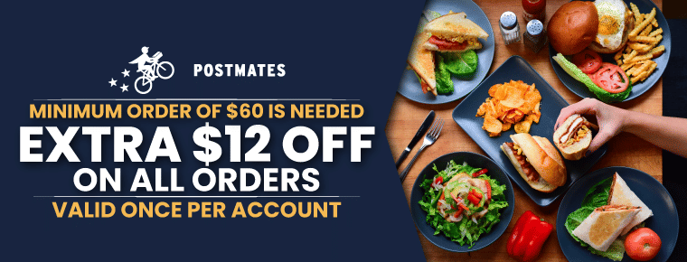 Avail Extra $12 Off | Postmates All Orders Code