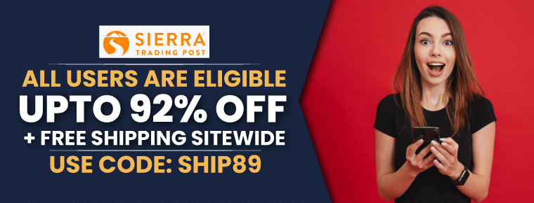 Sierra Coupon Code 92% Off + Free Shipping