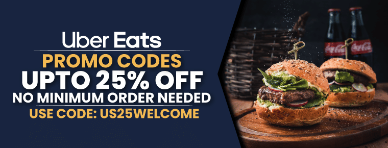 Uber Eats Coupon | Up to 25% Off | October 2021