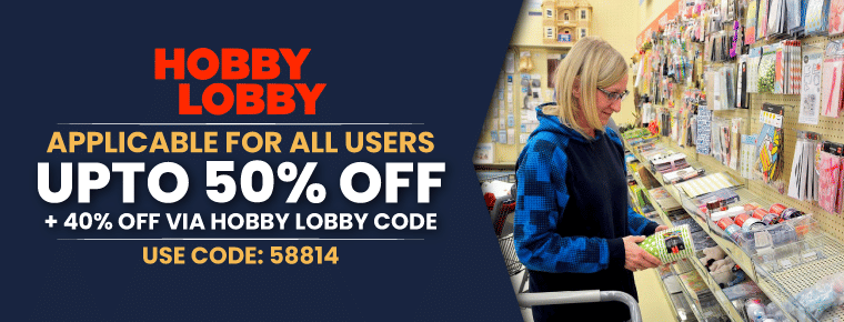 Get 50% + 40% Off | Hobby Lobby Code