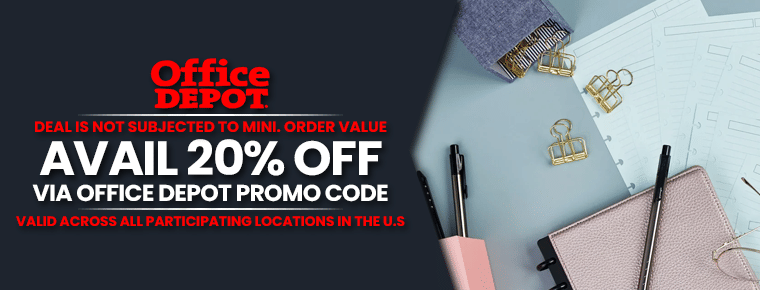 Avail 20% Off | Office Depot Promo Code 