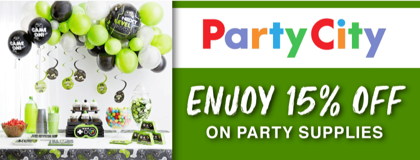 Save 15% on Party Supplies
