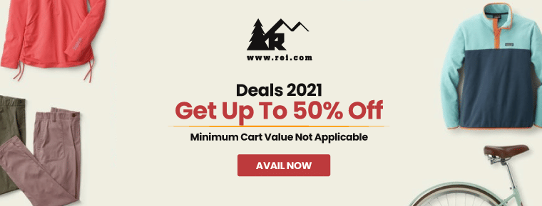 REI Deals 2021 : Get Up To 50% Off