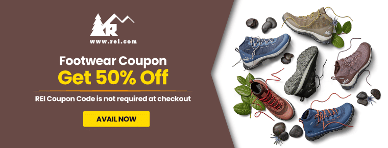 REI Footwear Coupon : Get 50% Off