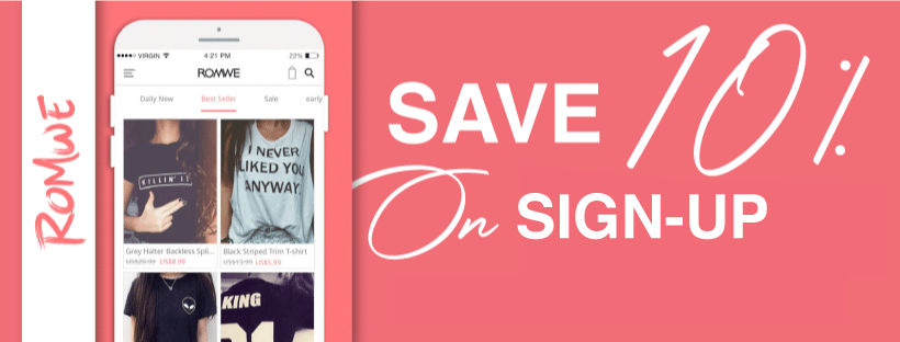 ROMWE Student discount