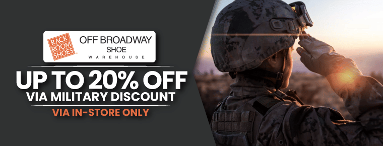 Rack Room Military discount