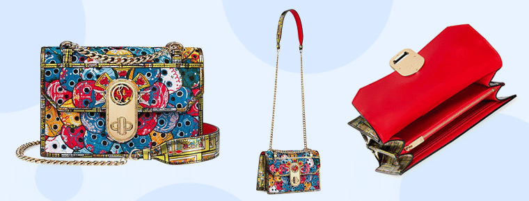 Christian Louboutin Small Elisa Mexicaba Floral Shoulder Bag, $2490