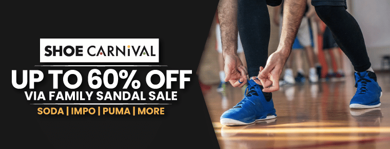 Maximum 60% Off With Shoe Carnival Family Sandal Sale