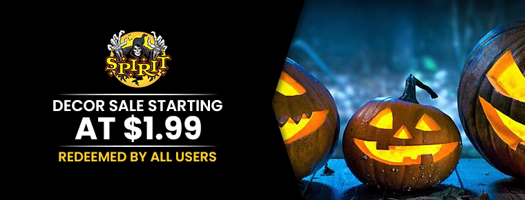Spirit Halloween Decor Sale | Starting At $1.99 
