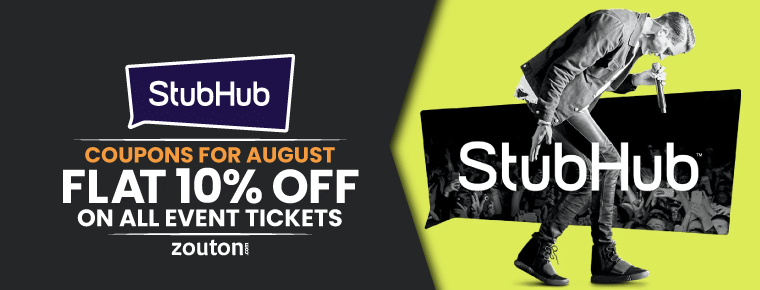 Stubhub Coupons For October 21 Flat 15 Off On All Event Tickets