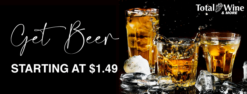 BEER: STARTING FROM $1.49