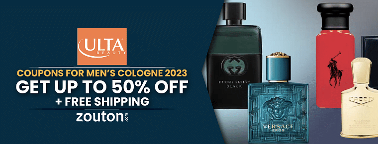 Ulta Coupons For Men's Cologne | April 2023: Up To 50% Off + Extra $ Discount On Perfumes, Colognes, & More Ulta Coupons For Men's Cologne | April 2023: Up To 50% Off + Extra $ Discount On Perfumes, Colognes, & More