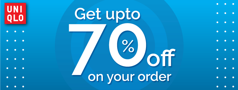Get up to 70% off on your order