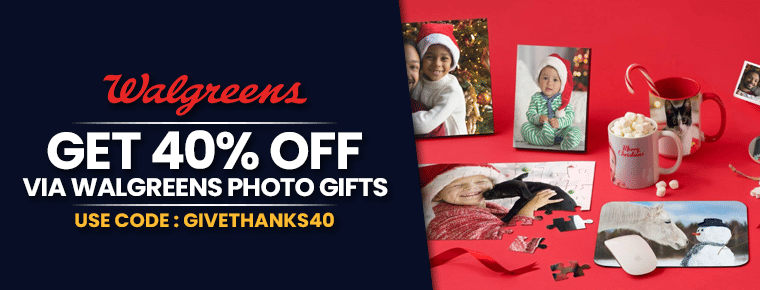 Walgreens Photo Gifts | Get 40% Off