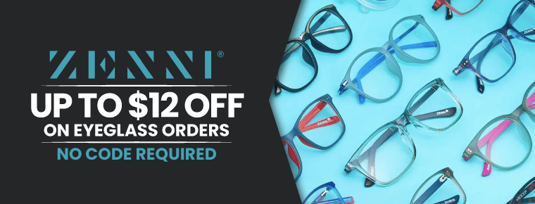 Avail upto $12 off on eyeglasses