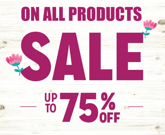 kmart up to 75% off on all categories 