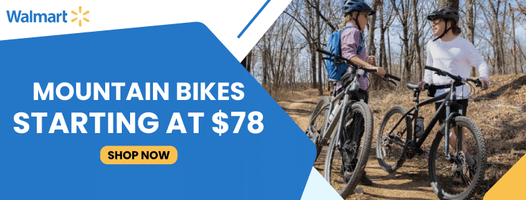 Mountain Bikes starting at $78 at Walmart