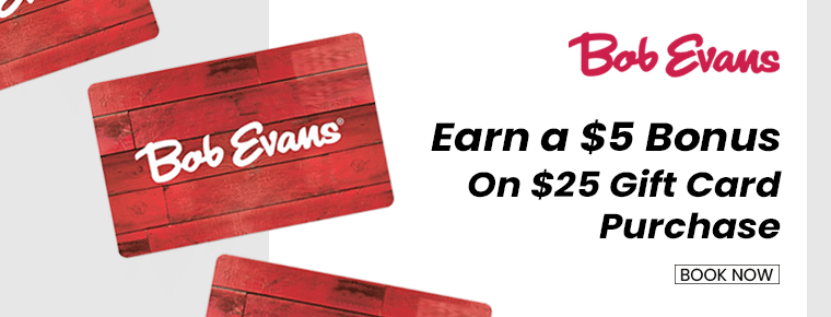 Earn A $5 Bonus On $25 Gift Card Purchase