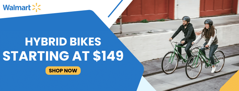 Hybrid Bikes starting at $148 at Walmart