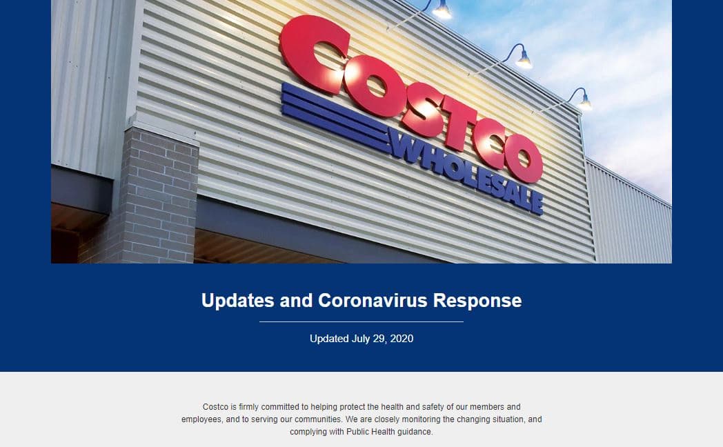 Costco’s Coronavirus Response 