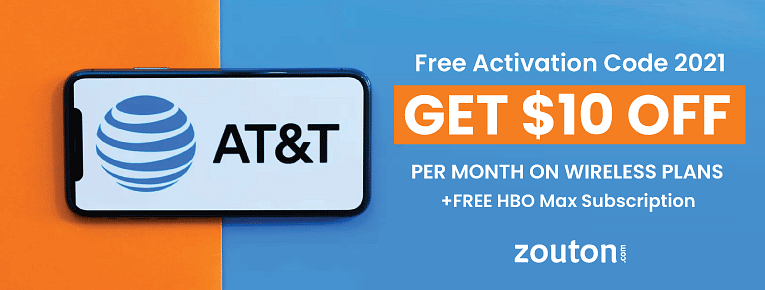 AT&T Free Activation Code Feb 2021 Get 10 Off Free