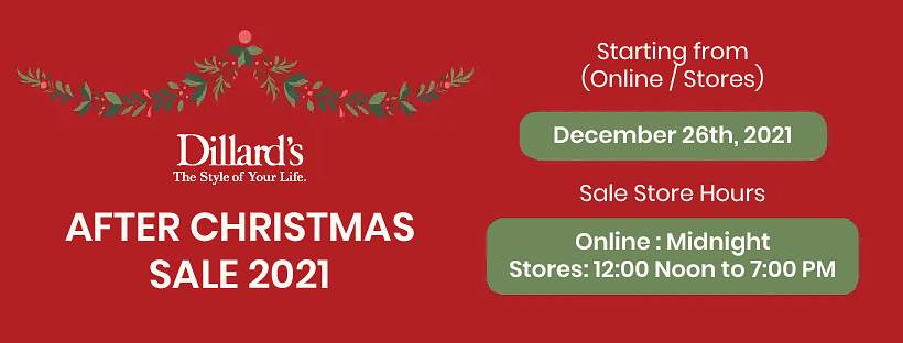 Dillard S After Christmas Sale 2021 Get Upto 65 Off On Clothing Footwear And Fashion Accessories