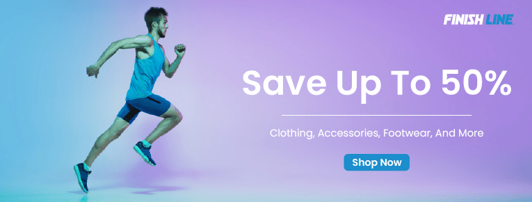 save up to 50% Finish Line 