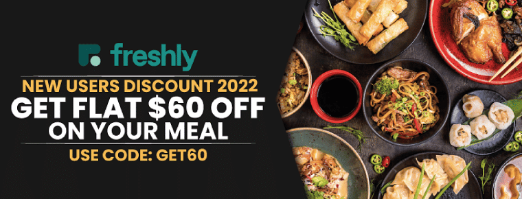 Freshly New Users Discount : Flat $60 Off