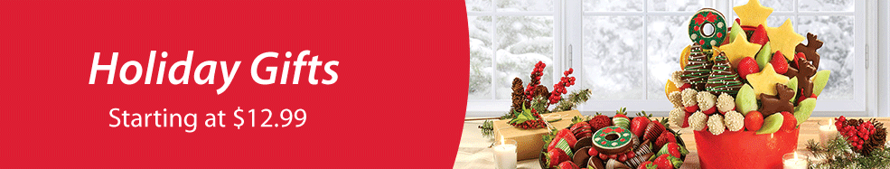 Holiday Gifts starting at $12.99