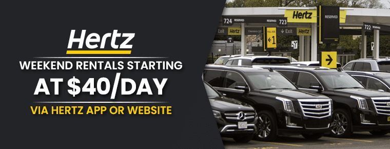 Weekend Rentals: Starting $40/Day