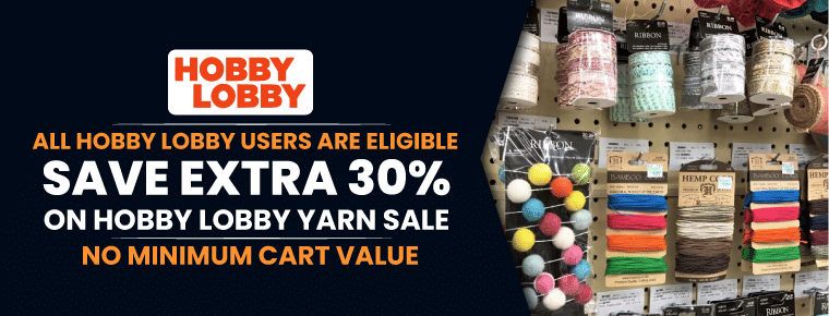 Save Extra 30% | Hobby Lobby Yarn Sale