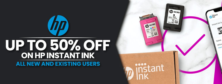 Get Hp Instant Ink: Up To 50% Off