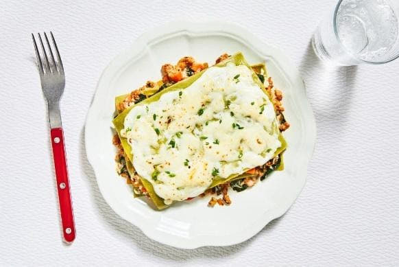 Three-Cheese Turkey Lasagna