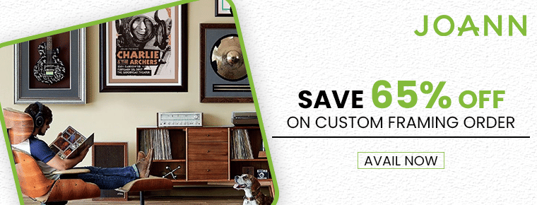 Joann Custom Framing Orders: 40% Discount