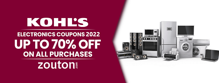 Kohl's Electronics Coupons 2022: Max. 70% Off