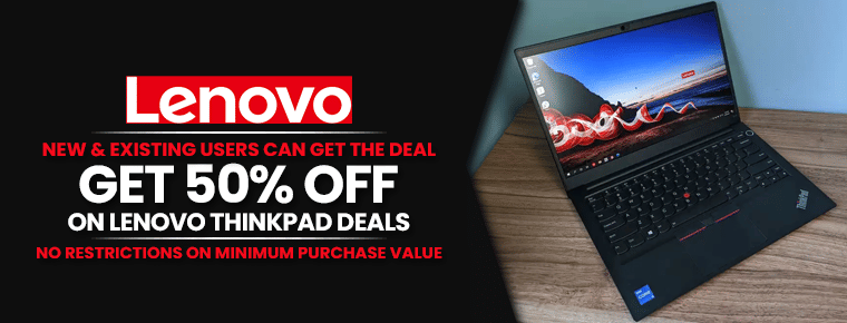 Get 50% Off | Lenovo ThinkPad Deals