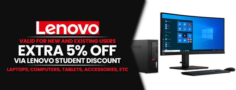 Lenovo Student Discount | Extra 5% Off