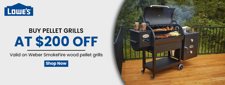 Buy Pellet Grills @ $200 Off