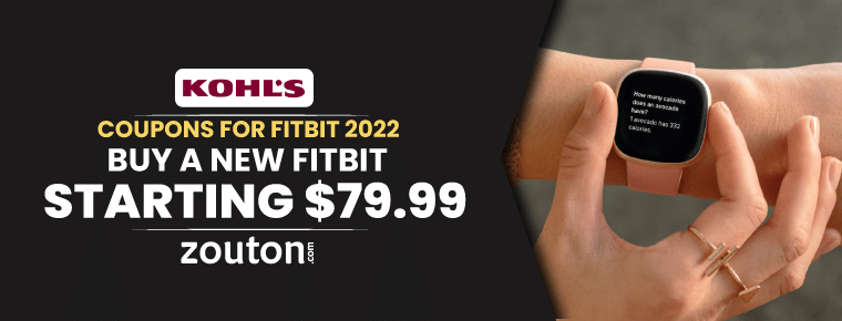 Kohl's Coupons For Fitbit | Buy A New Fitbit Starting $79.99