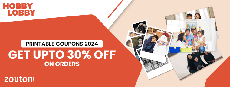 Hobby Lobby Printable Coupon | June 2024 | Up to 40% Off On Orders