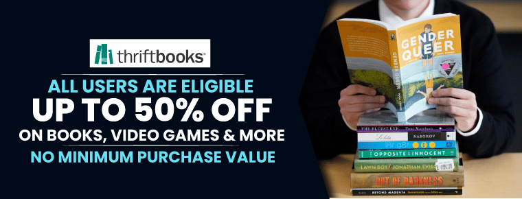 Thriftbooks Deals | Up To 50% Off