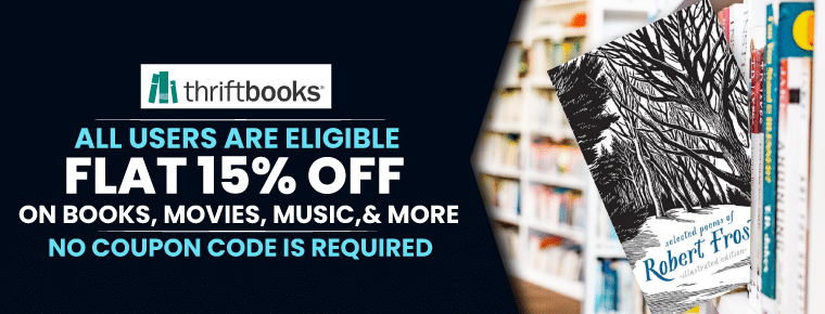 Flat 15% Off | Thriftbooks Coupon Code
