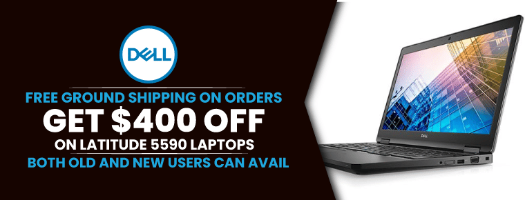 Dell Promo Codes On Latitude 5590 Laptops| $400 Off