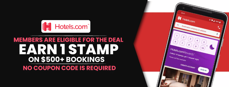 Earn 1 Stamp On $500+ Bookings