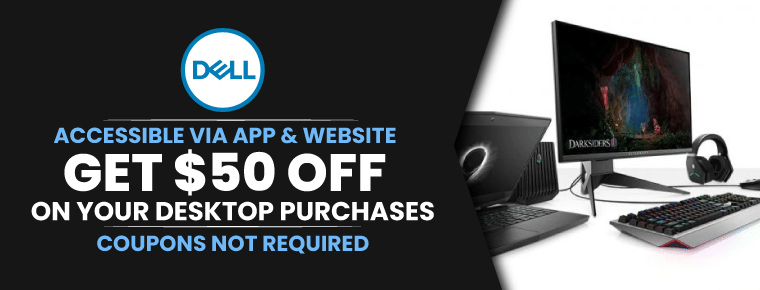 Get $50 Off| Dell Promo Code| Alienware Desktops