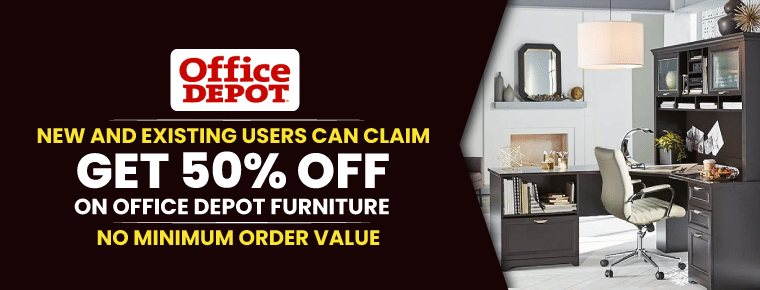 Office Depot Furniture Coupon | 50% Off
