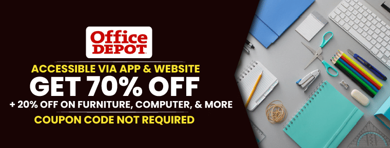 Office Depot Memorial Day Sale| Get 70% + Extra 20% Off