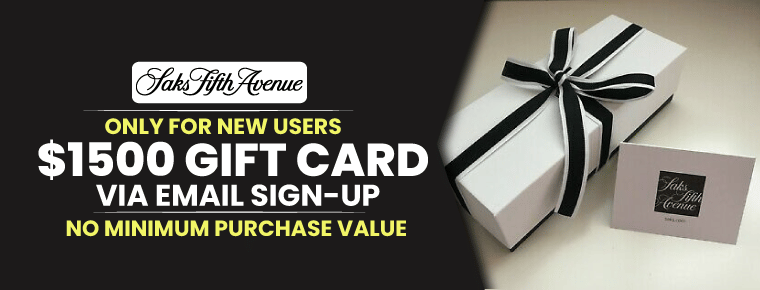 Earn $1500 Gift Card Via Email Sign-Up