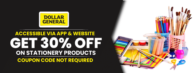 Dollar General Coupon For Teachers| Get 30% Off On Stationery