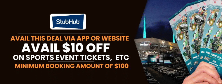 Avail $10 Off | Ticket Bookings